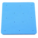 Blue square foam cake shaping mat kitchen dessert tool by Decorbites