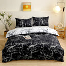 GobekUsa Blue Starry Sky Duvet Cover Set with Pillowcases - Queen/King Size