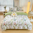 GobekUsa Blue Starry Sky Duvet Cover Set with Pillowcases - Queen/King Size