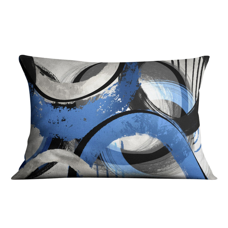 Blue Swirls Cushion