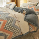GobekUsa Dual-Layer Winter Velvet Duvet Cover - Soft & Warm Double-Sided Quilt Blanket