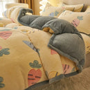 GobekUsa Dual-Layer Winter Velvet Duvet Cover - Soft & Warm Double-Sided Quilt Blanket