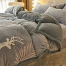 GobekUsa Dual-Layer Winter Velvet Duvet Cover - Soft & Warm Double-Sided Quilt Blanket