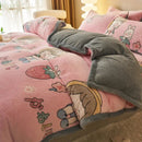 GobekUsa Dual-Layer Winter Velvet Duvet Cover - Soft & Warm Double-Sided Quilt Blanket