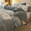 GobekUsa Dual-Layer Winter Velvet Duvet Cover - Soft & Warm Double-Sided Quilt Blanket
