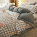 GobekUsa Dual-Layer Winter Velvet Duvet Cover - Soft & Warm Double-Sided Quilt Blanket