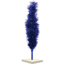 Blue Tinsel Christmas Tree by Lee Display