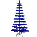 Blue Tinsel Christmas Tree by Lee Display