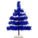 Blue Tinsel Christmas Tree by Lee Display