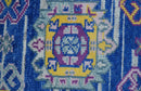 Blue Transitional Design 2x3 Hand knotted  Wool Area Rug