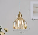 GobekUsa Blue Glass Pendant Lights for Bedroom Dinning Living Room