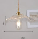 GobekUsa Blue Glass Pendant Lights for Bedroom Dinning Living Room