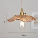 GobekUsa Blue Glass Pendant Lights for Bedroom Dinning Living Room