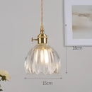 GobekUsa Blue Glass Pendant Lights for Bedroom Dinning Living Room