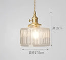 GobekUsa Blue Glass Pendant Lights for Bedroom Dinning Living Room