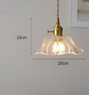 GobekUsa Blue Glass Pendant Lights for Bedroom Dinning Living Room