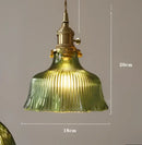 GobekUsa Blue Glass Pendant Lights for Bedroom Dinning Living Room