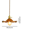 GobekUsa Blue Glass Pendant Lights for Bedroom Dinning Living Room