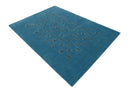 Blue Tribal Hand Loomed Wool Area Rug - Handcrafted Traditional by The Rug Decor