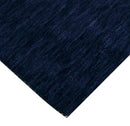 Wool Area Rug Hand Loomed Blue Tribal Geometric Design Pattern by The Rug Decor