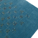 Blue Tribal Hand Loomed Wool Area Rug - Handcrafted Traditional by The Rug Decor