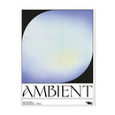 GobekUsa Blue Wave Japanese Abstract Print Poster
