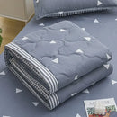 GobekUsa Daisy Print Quilt for Spring Summer, Queen Size, Mechanical Wash, Comfortable Blanket