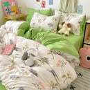 GobekUsa Cloud Cotton Printed Bedding Sets | Super Soft Quilt Set for School Home Twin King