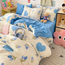 GobekUsa Cloud Cotton Printed Bedding Sets | Super Soft Quilt Set for School Home Twin King