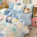GobekUsa Cloud Cotton Printed Bedding Sets | Super Soft Quilt Set for School Home Twin King