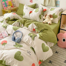 GobekUsa Cloud Cotton Printed Bedding Sets | Super Soft Quilt Set for School Home Twin King