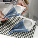 Blue & white ceramic marine life clamshell trays bedroom decor by Decorbites