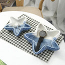 Blue & white ceramic marine life clamshell trays bedroom decor by Decorbites