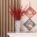 GobekUsa Blue & White Ceramic Vase, Ice Crack Flower Arrangement, Living Room Décor & Planting