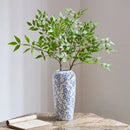 GobekUsa Blue & White Ceramic Vase, Ice Crack Flower Arrangement, Living Room Décor & Planting