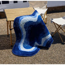 GobekUsa Cloud Shaped Tufted Rug 80X120 - Nordic INS Style Soft Cozy Non Slip Mat