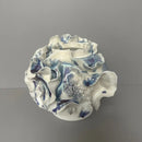 GobekUsa Handmade Porcelain Fold Pattern Vase - Home Decoration & Floral Arrangement