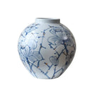 GobekUsa Blue and White Porcelain Ceramic Vase for Stylish Home Decor