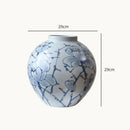 GobekUsa Blue and White Porcelain Ceramic Vase for Stylish Home Decor