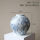 GobekUsa Blue and White Porcelain Ceramic Vase for Stylish Home Decor