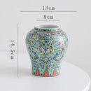 GobekUsa Blue White Porcelain Flower Vase: Elegant Ceramic Home Decor & Storage Solution