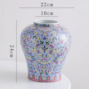 GobekUsa Blue White Porcelain Flower Vase: Elegant Ceramic Home Decor & Storage Solution