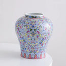 GobekUsa Blue White Porcelain Flower Vase: Elegant Ceramic Home Decor & Storage Solution