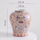 GobekUsa Blue White Porcelain Flower Vase: Elegant Ceramic Home Decor & Storage Solution