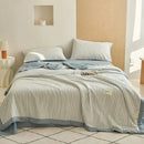 GobekUsa Jacquard Summer Quilt with Soya Fibre Filling - Soft, High-end Cotton Comforter