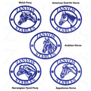 Horse Breed Monogram