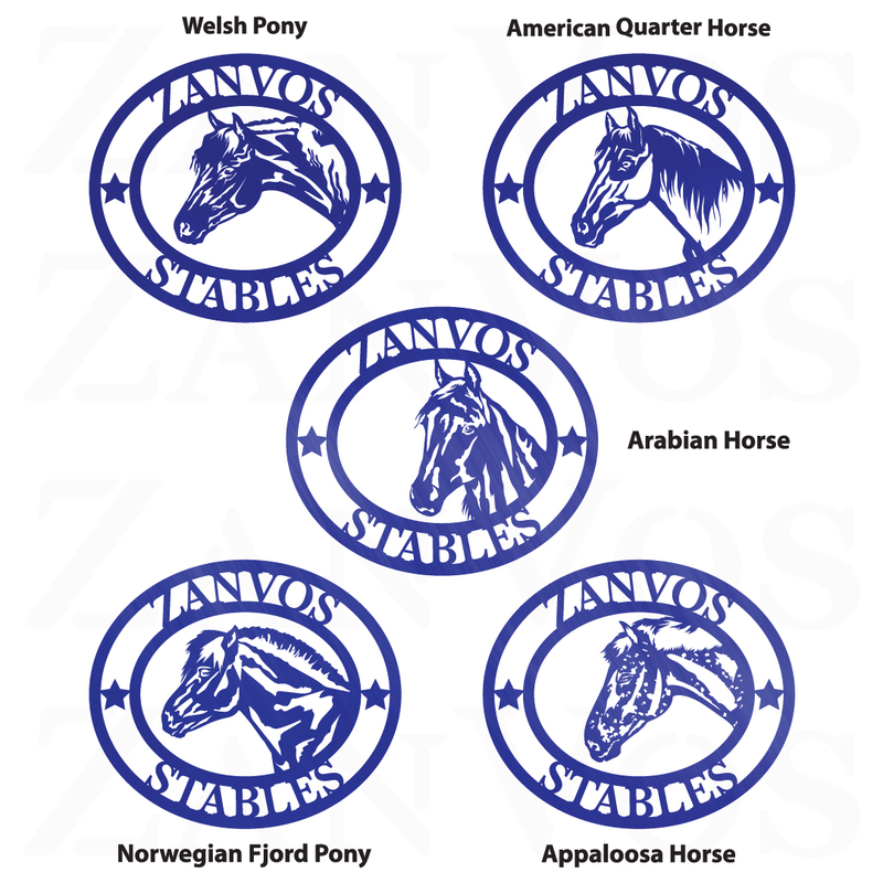 Horse Breed Monogram