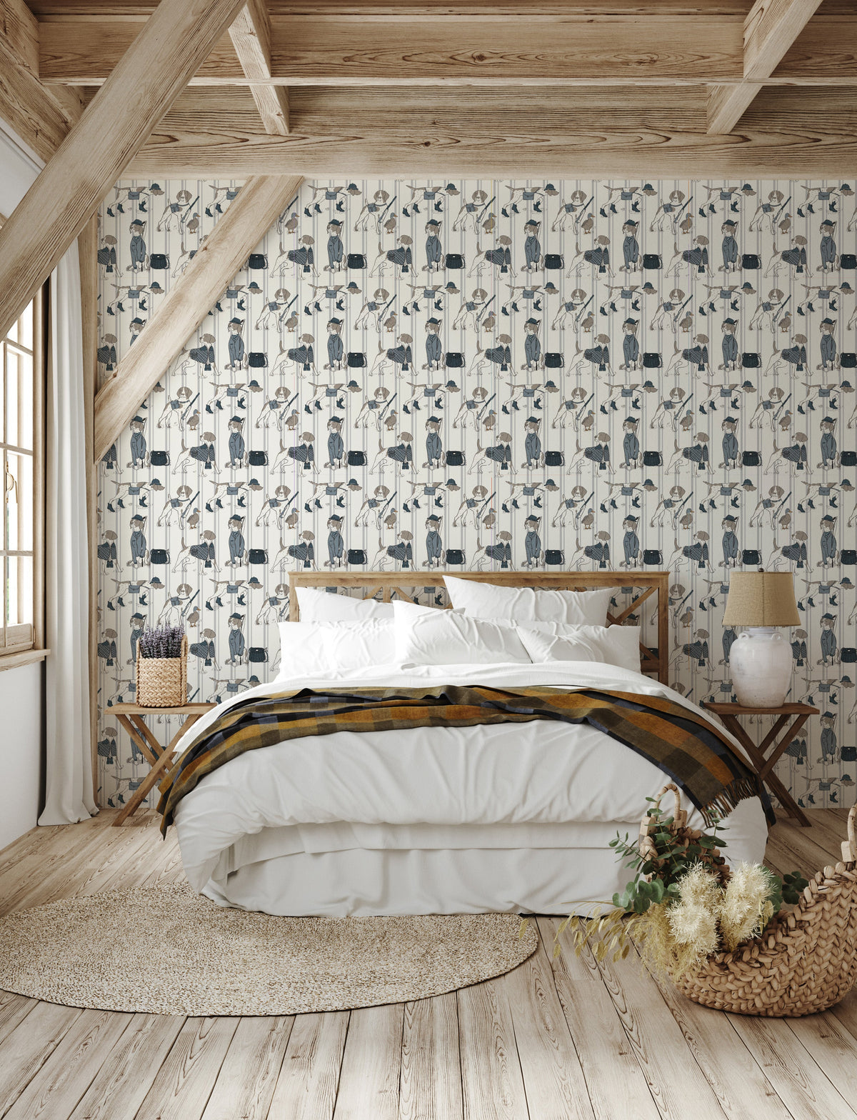Edmund Wallpaper by Painted Hawk Design, photo 2 of 8