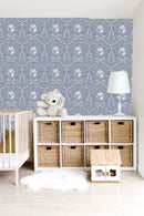 Lysa Wallpaper by Painted Hawk Design