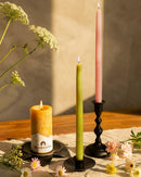 Hand-Dipped Beeswax Taper Candles - Bulk 4-Pair Bundle by Bluecorn Candles